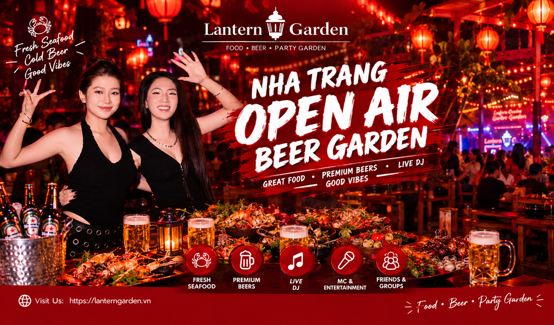 Moon Above, Music Around: A Trung Thu Night at a Nha Trang Open Air Beer Garden