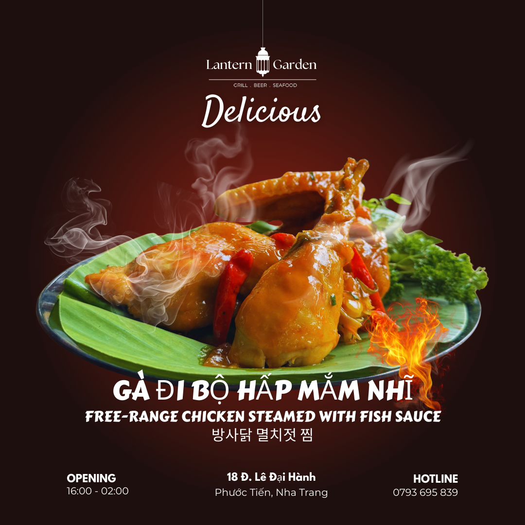 Lantern Garden Free Range Chicken Steamed with Fish Sauce