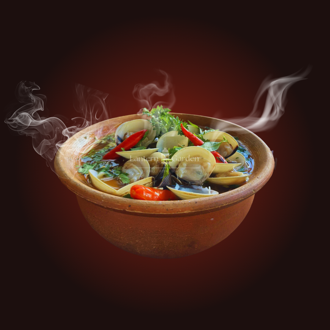 Clams in a calpot thai style