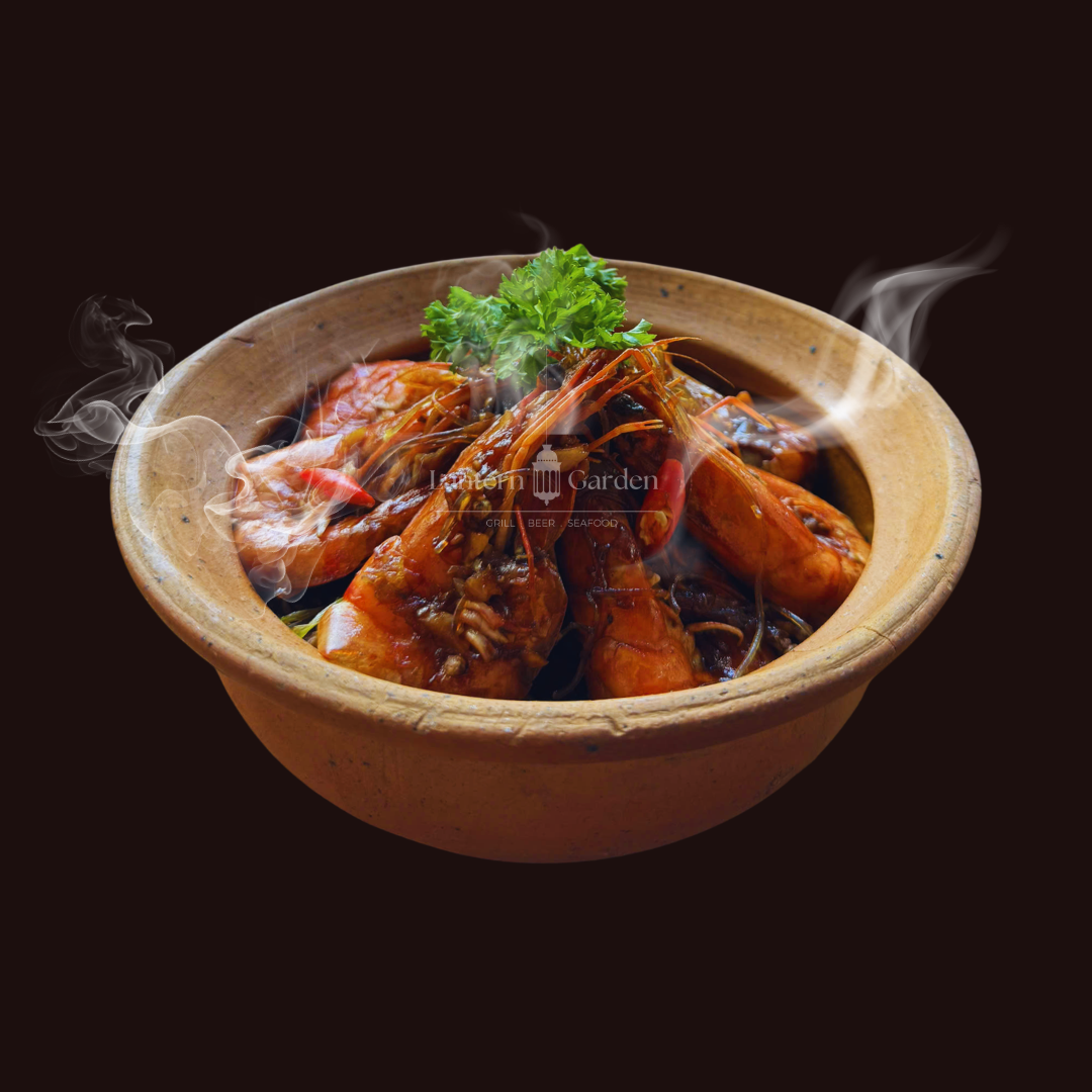 Thai Prawn Vermicelli in a pot