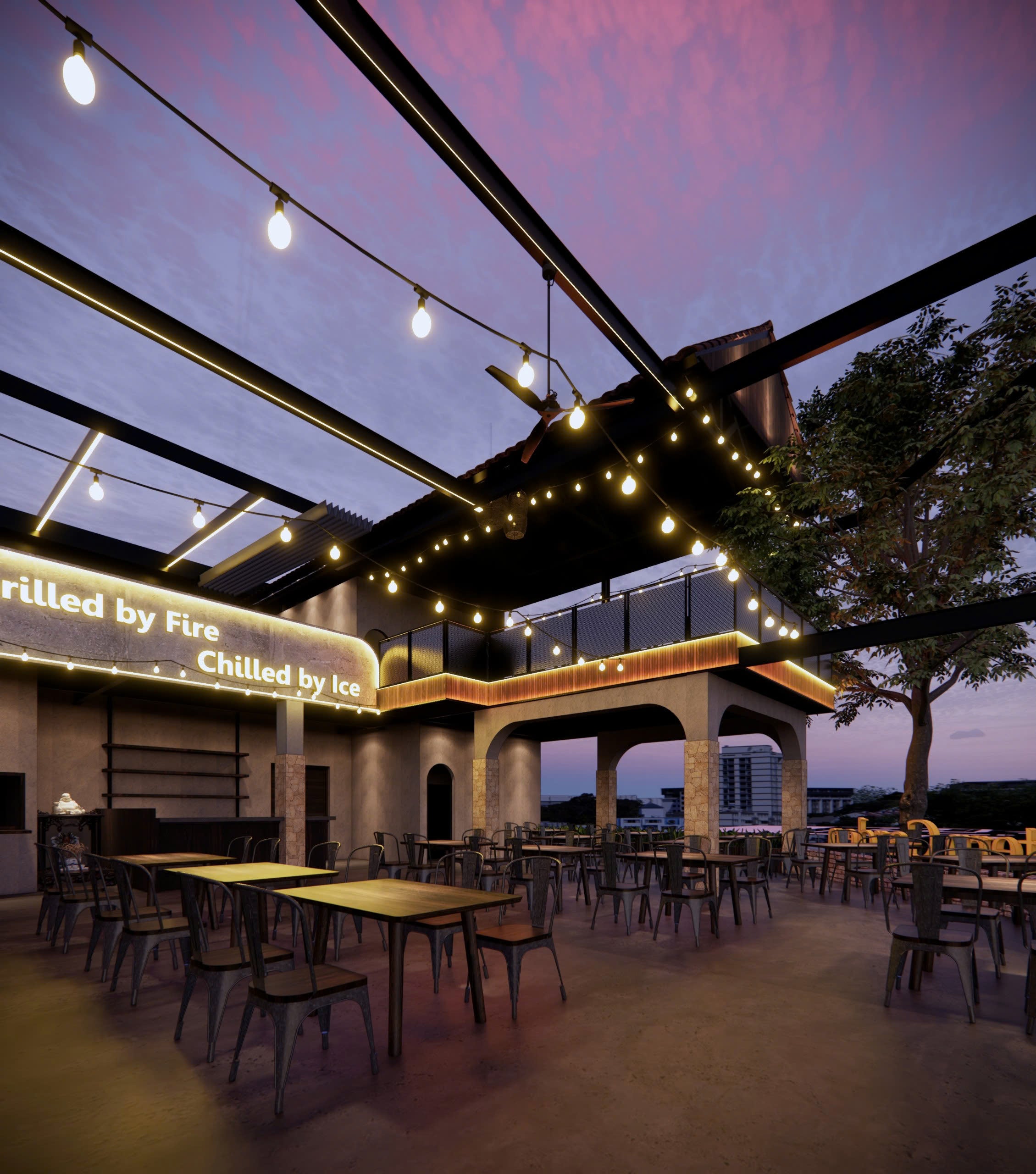 rooftopdininglantern