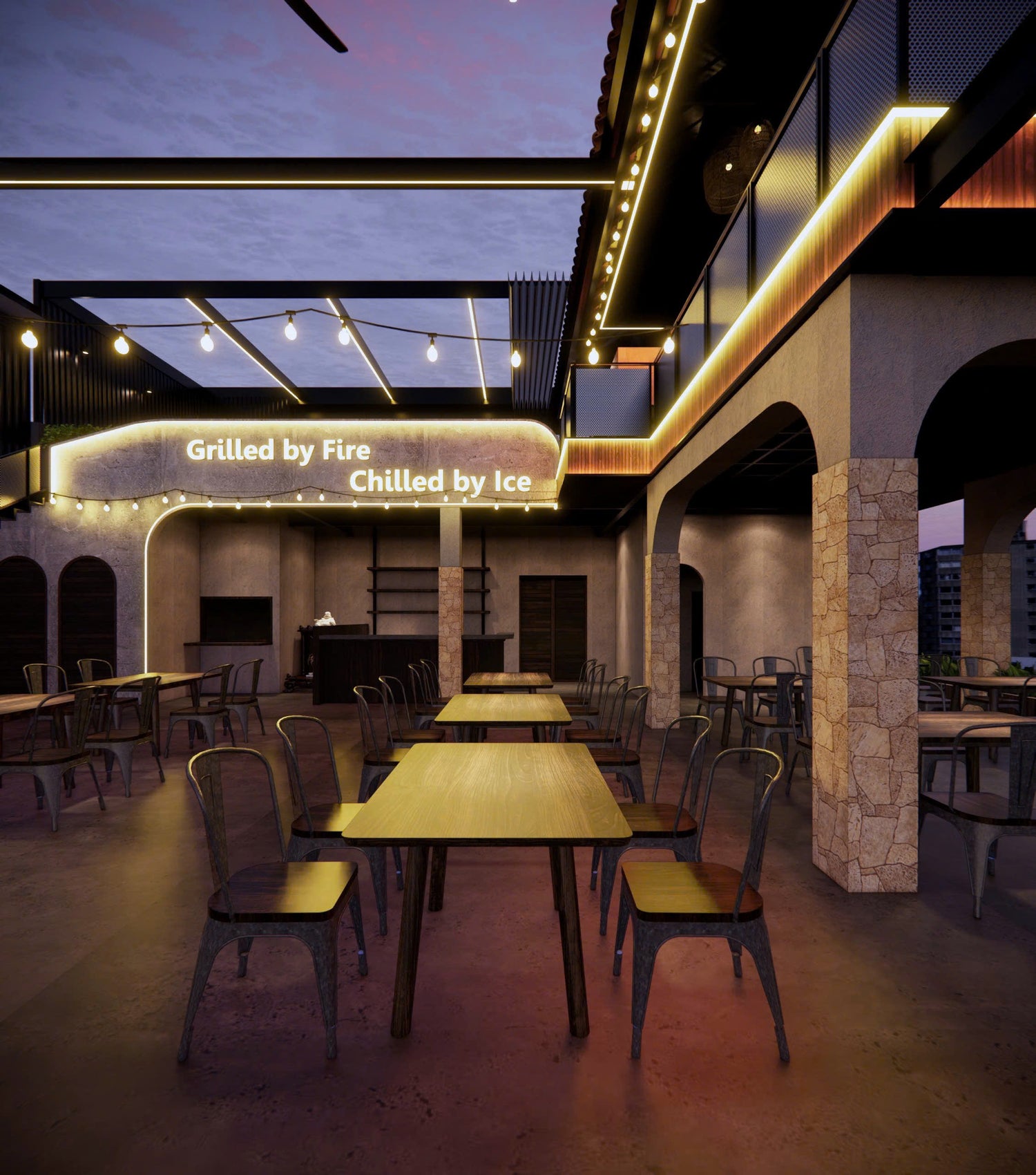 rooftopdiningnight